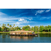 Houseboat on Kerala backwaters in Kerala, India