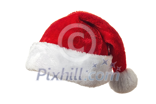 Santa Claus hat isolated on white background Santa Claus hat isolated on white background