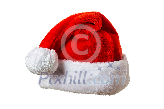 Santa Claus hat isolated on white background Santa Claus hat isolated on white background