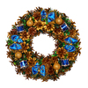 Christmas wreath isolated on white background