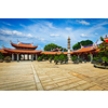 Gates of Lian Shan Shuang Lin Monastery Buddhist temple in Singapore