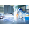 Female researcher carrying out research experiment in a chemistry lab