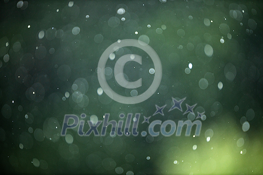 Rain falling from the sky, bringint the very needed humidity to the nature