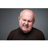 Senior man lonely at home, anxious/afraid to go out - self isolation/ quarantine due to COVID-19/ Coronavirus social distancing/prevention concept