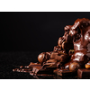 Mountain of chocolate and chocolates candys