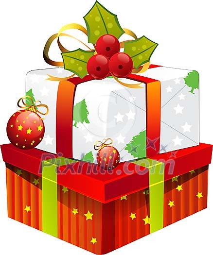 Isolated vector christmas gifts Isolated vector christmas gifts
