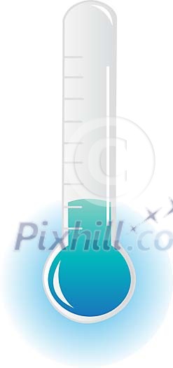 Isolated temperature thermometer Isolated temperature thermometer