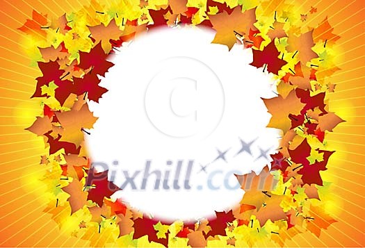 Autumn vector background Autumn vector background