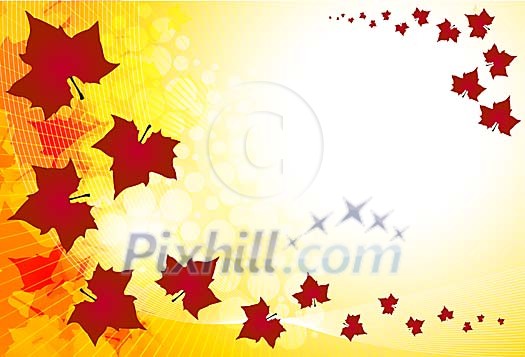 Autumn vector background Autumn vector background